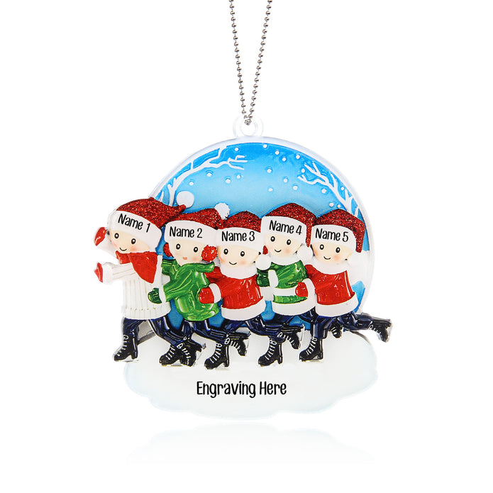 Personalised Christmas Name Ornament - handmade