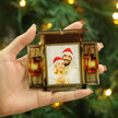 Personalised Christmas Name & Photo Ornament - handmade