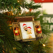 Personalised Christmas Name & Photo Ornament - handmade