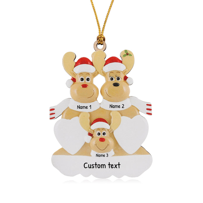 Personalised Christmas Name Ornament - handmade