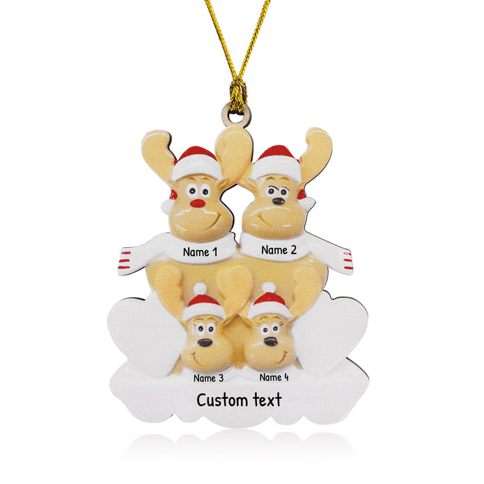 Personalised Christmas Name Ornament - handmade