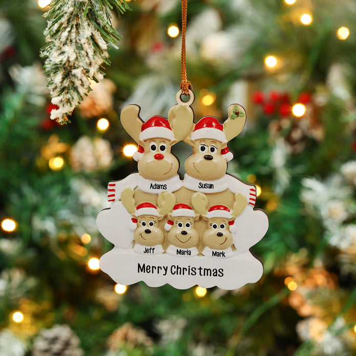 Personalised Christmas Name Ornament - handmade