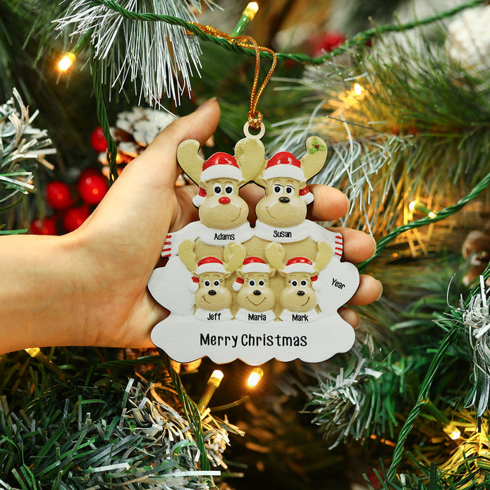 Personalised Christmas Name Ornament - handmade