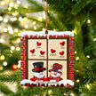 Personalised Snowman Christmas Ornament - handmade