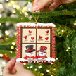 Personalised Snowman Christmas Ornament - handmade