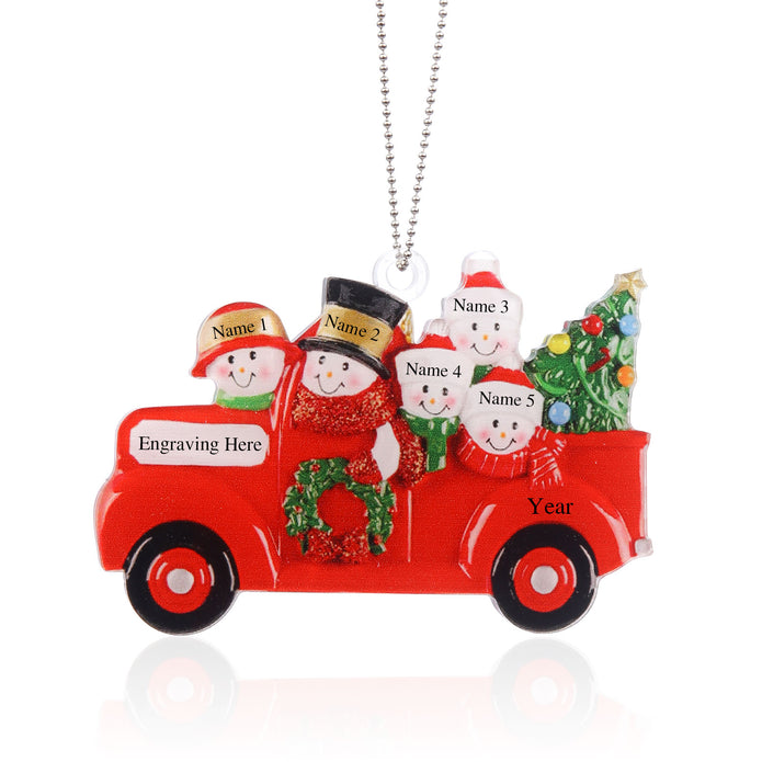 Personalised Christmas Name Ornament - handmade