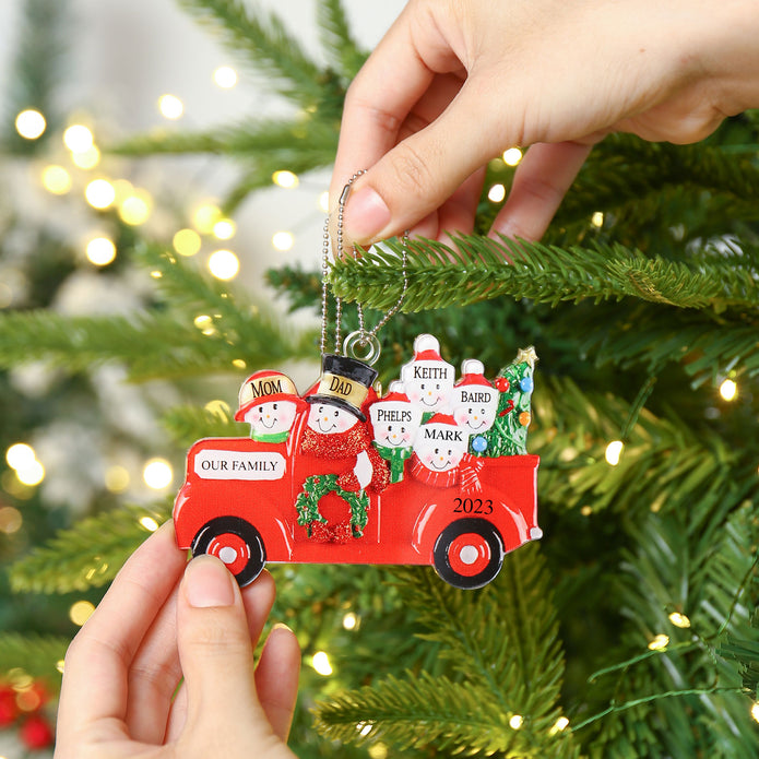 Personalised Christmas Name Ornament - handmade