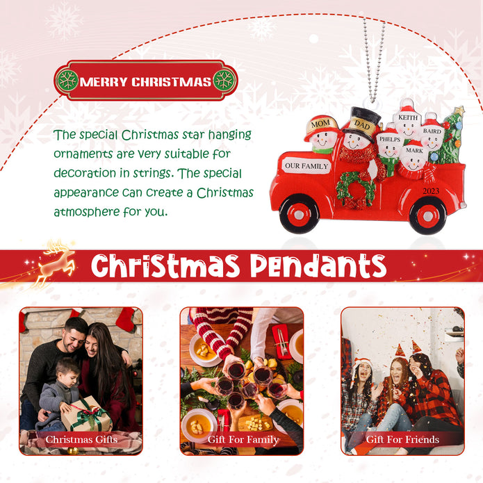 Personalised Christmas Name Ornament - handmade