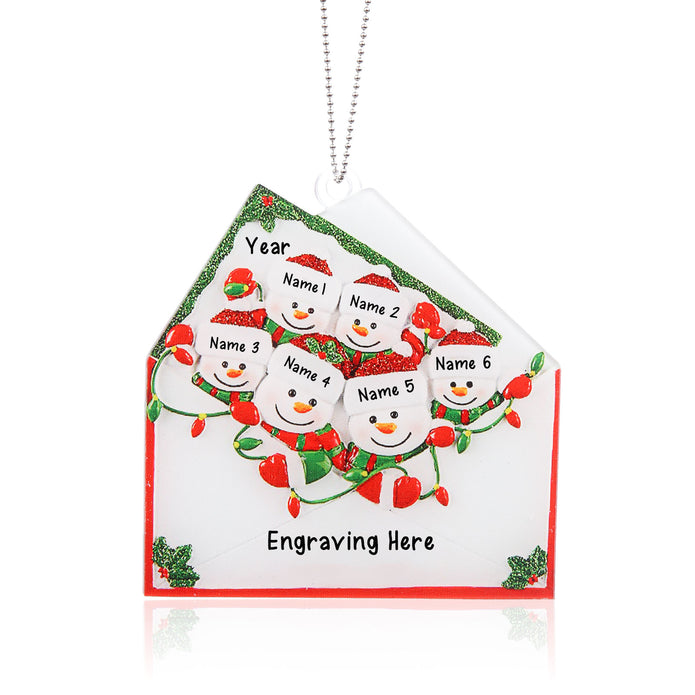 Personalised Christmas Name Ornament - handmade