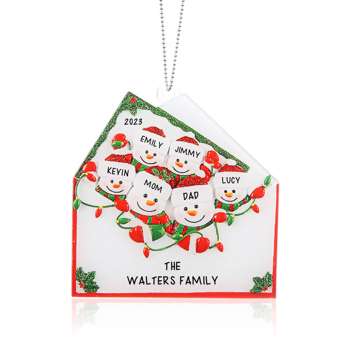 Personalised Christmas Name Ornament - handmade