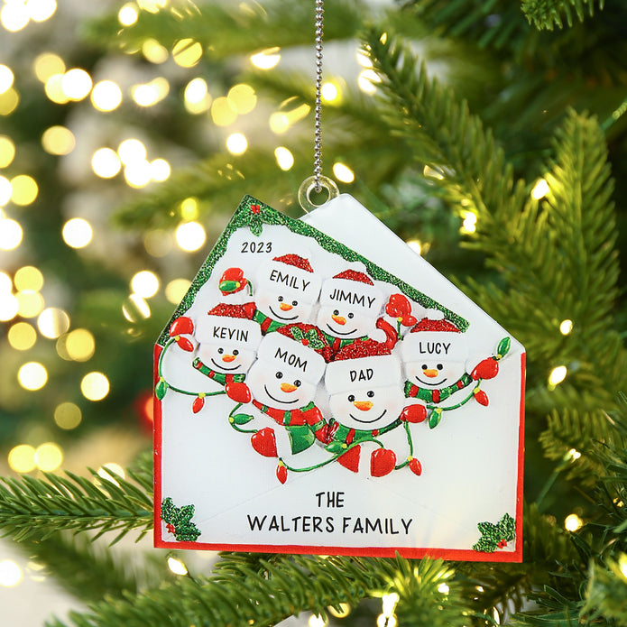 Personalised Christmas Name Ornament - handmade