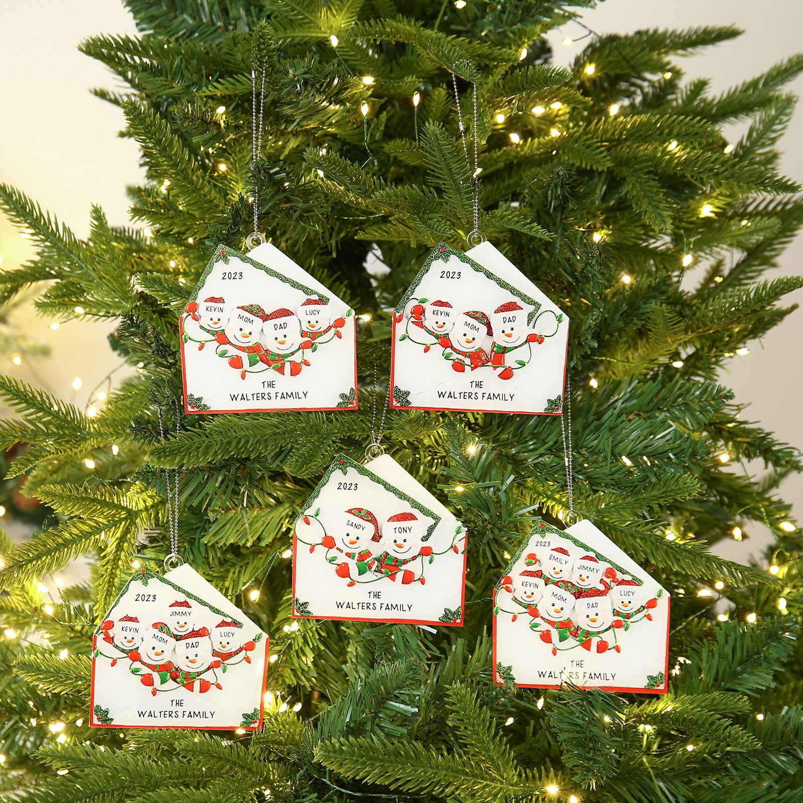 Personalised Christmas Name Ornament - handmade