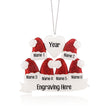 Personalised Christmas Name Ornament - handmade