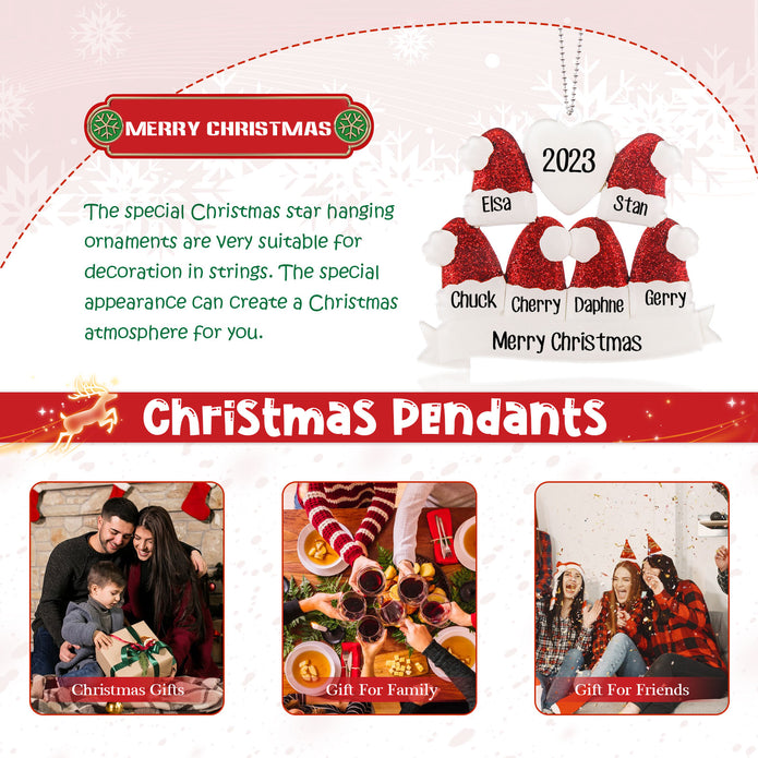 Personalised Christmas Name Ornament - handmade