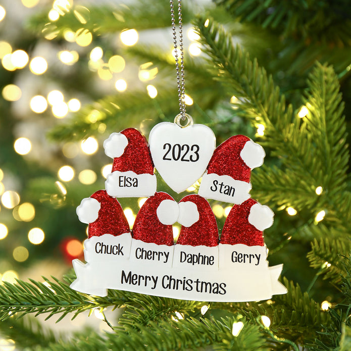 Personalised Christmas Name Ornament - handmade
