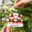 Personalised Christmas Name Ornament - handmade