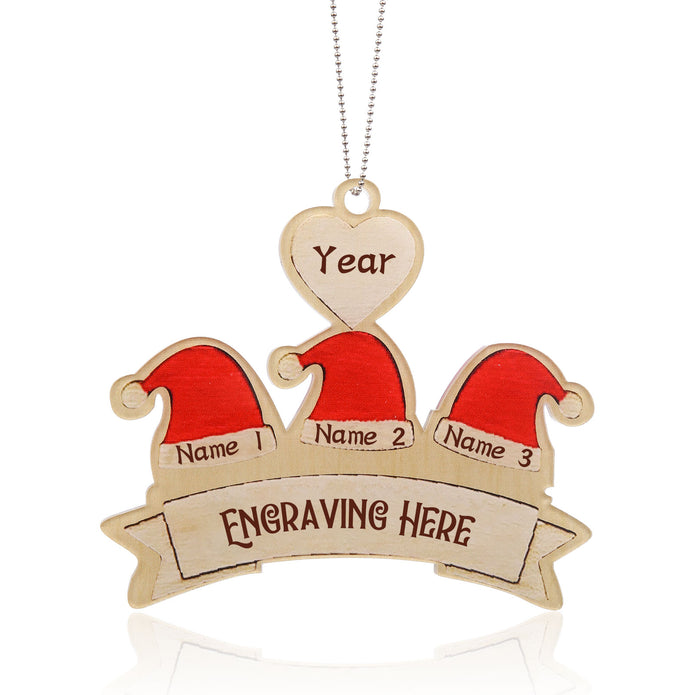 Personalised Christmas Name Ornament - handmade