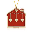 Personalised House Christmas Ornament - handmade