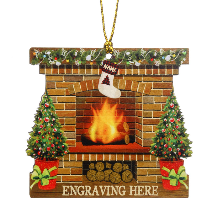 Personalised Christmas Name Ornament - handmade