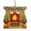 Personalised Christmas Name Ornament - handmade