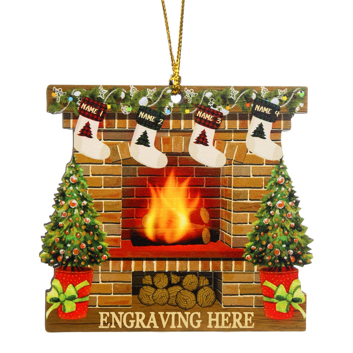 Personalised Christmas Name Ornament - handmade