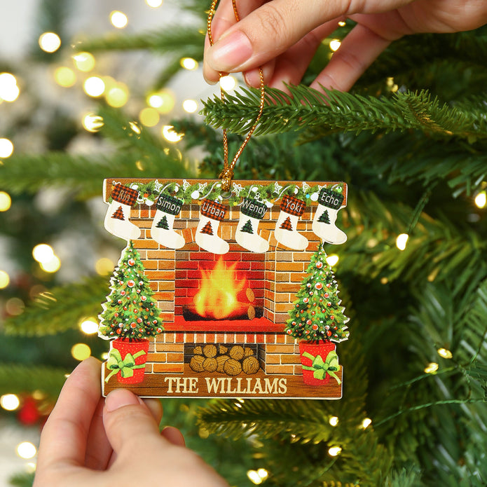 Personalised Christmas Name Ornament - handmade