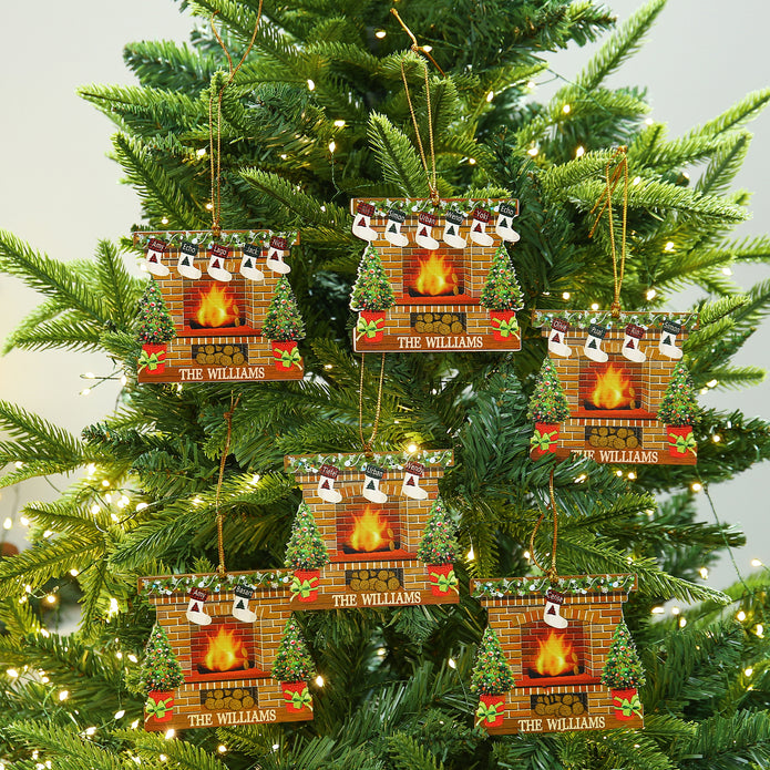 Personalised Christmas Name Ornament - handmade