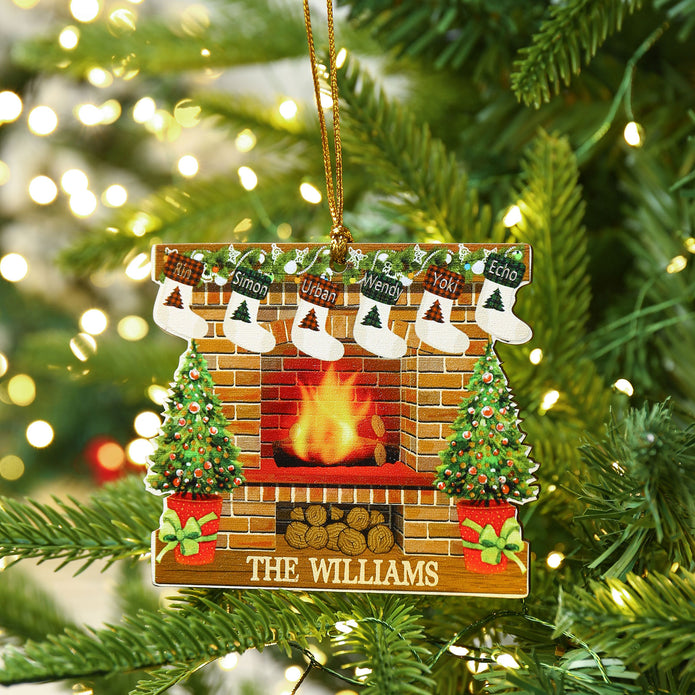 Personalised Christmas Name Ornament - handmade