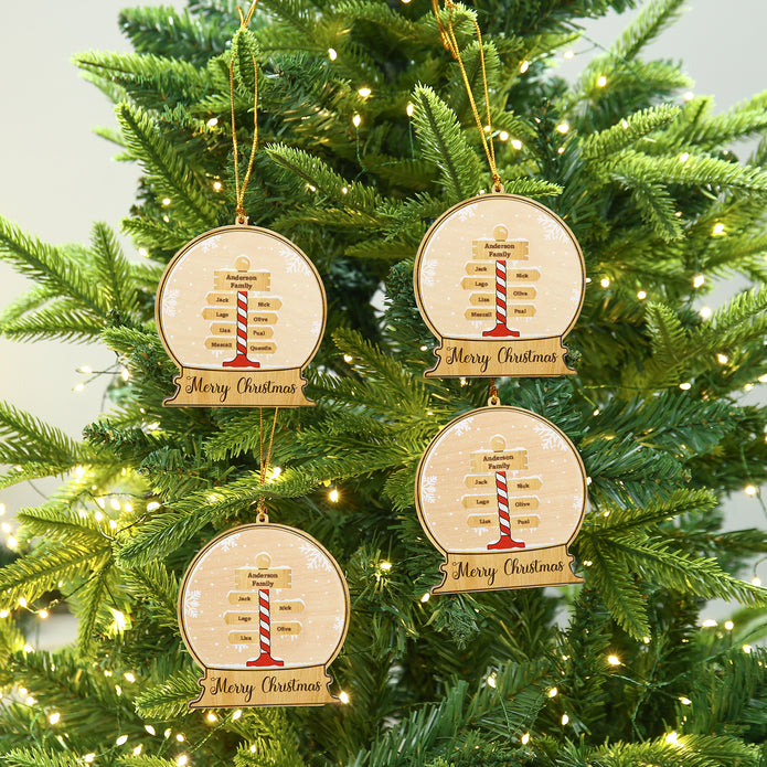 Personalised Christmas Name Ornament - handmade