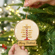Personalised Christmas Name Ornament - handmade