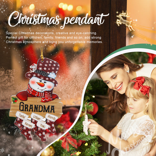 Personalised Christmas Name Ornament - handmade