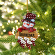 Personalised Christmas Name Ornament - handmade