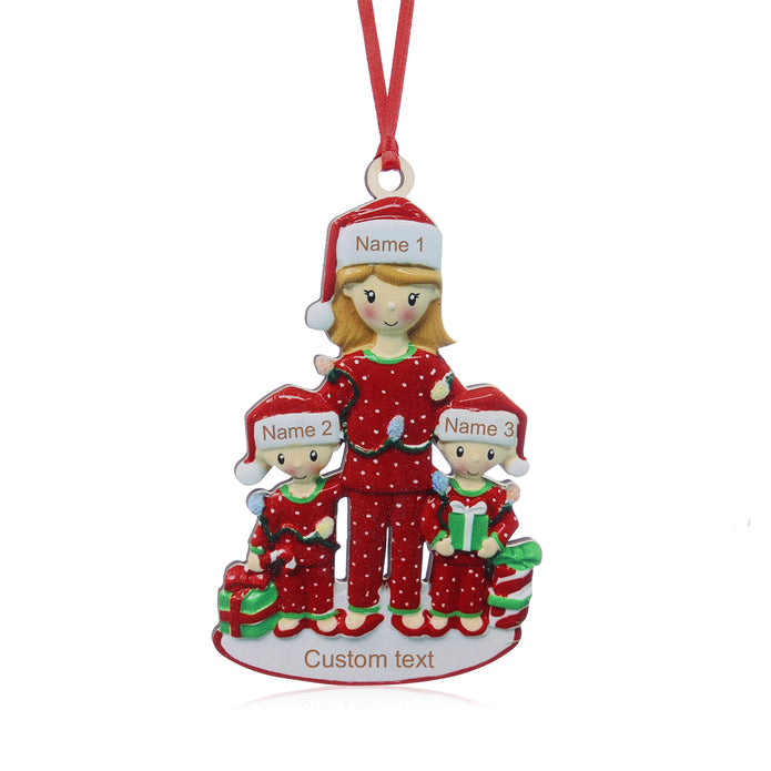 Personalised Christmas Name Ornament - handmade