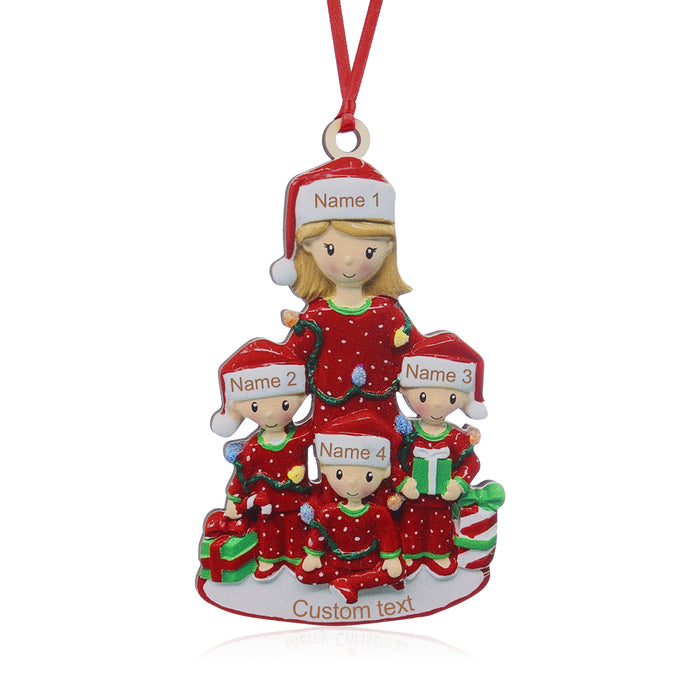 Personalised Christmas Name Ornament - handmade