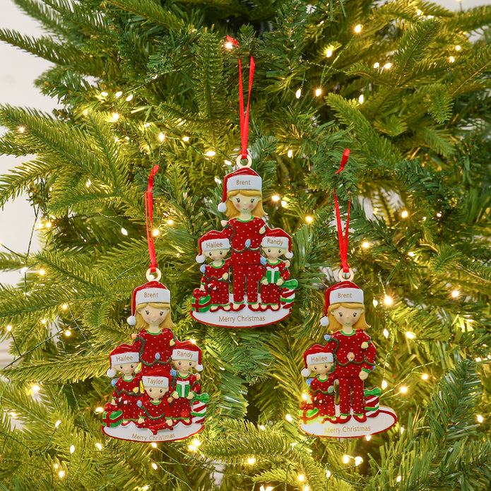 Personalised Christmas Name Ornament - handmade