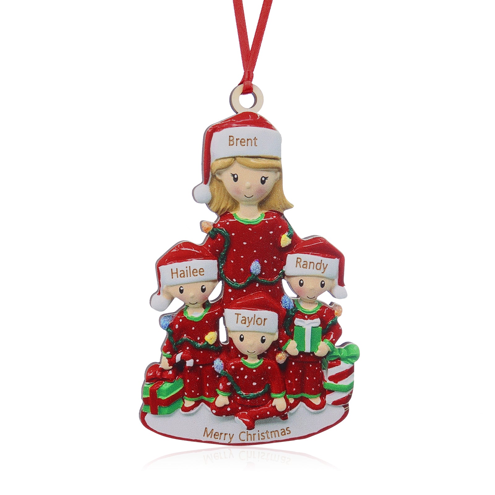 Personalised Christmas Name Ornament - handmade