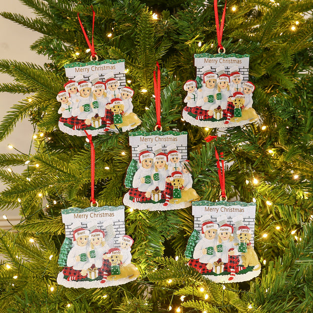 Custom Name Christmas Ornament - handmade