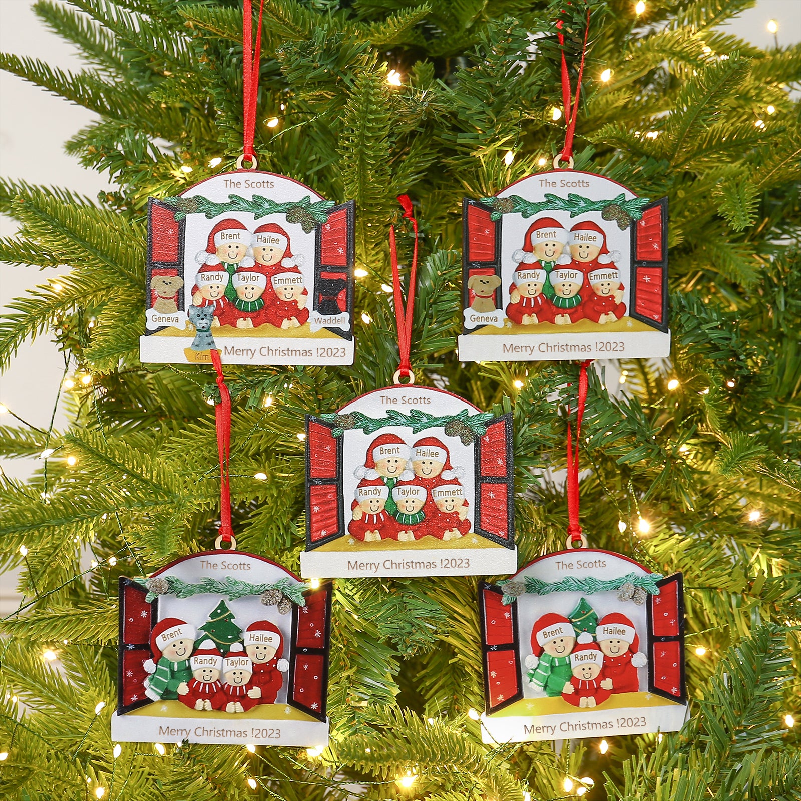 Personalised Christmas Tree Ornament - handmade