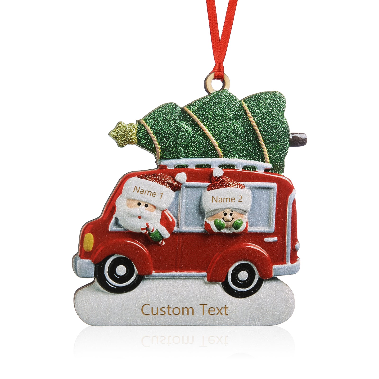 Personalised Car Christmas Ornament - handmade