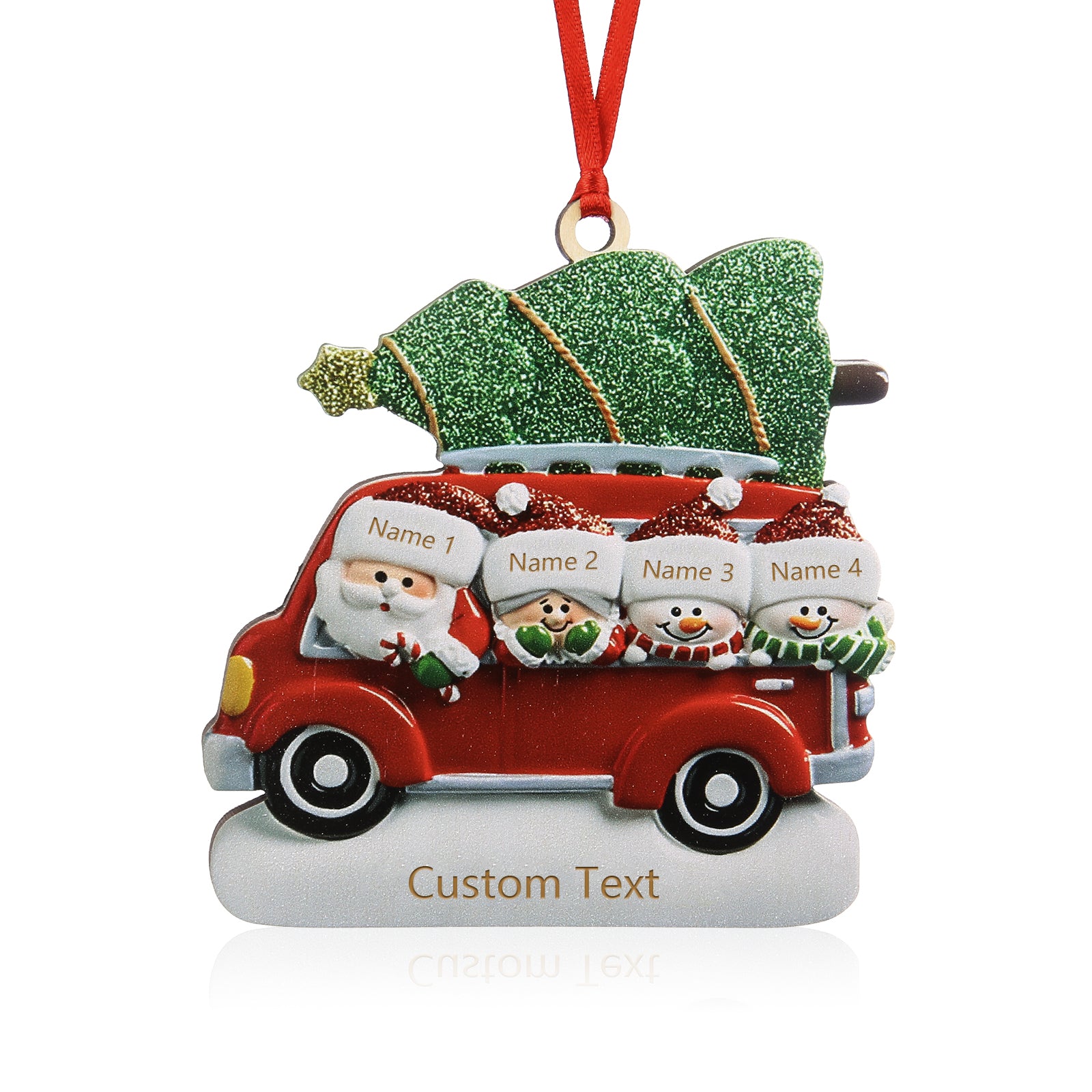 Personalised Car Christmas Ornament - handmade