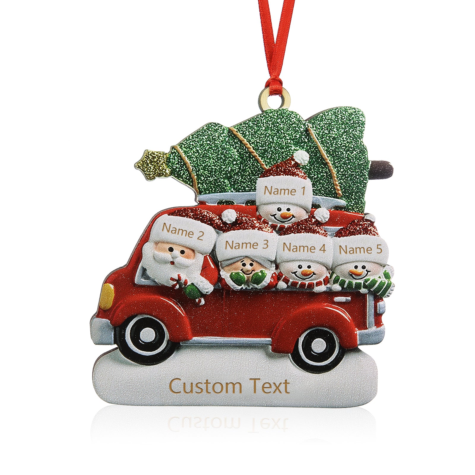 Personalised Car Christmas Ornament - handmade
