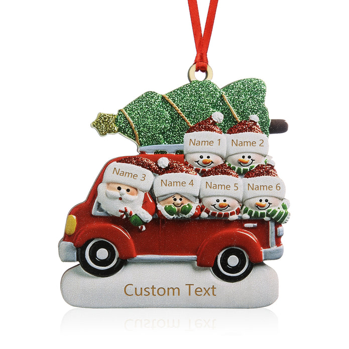 Personalised Car Christmas Ornament - handmade