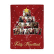 Personalised Christmas Photo Blanket - handmade