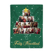 Personalised Christmas Photo Blanket - handmade