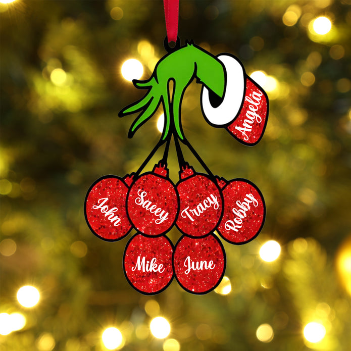 Personalised Christmas Name Ornament - handmade