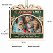Personalised Christmas Photo Ornament - handmade