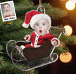 Personalised Christmas Photo Ornament - handmade