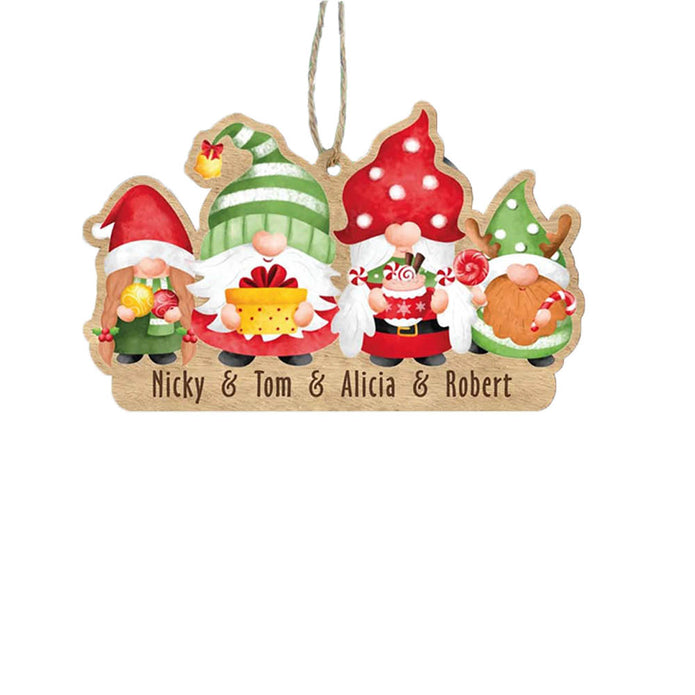 Personalised Christmas Decoration Ornament - handmade