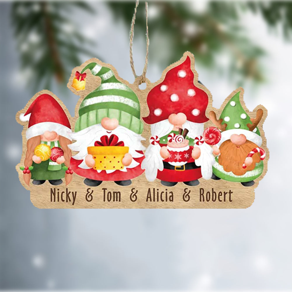 Personalised Christmas Decoration Ornament - handmade