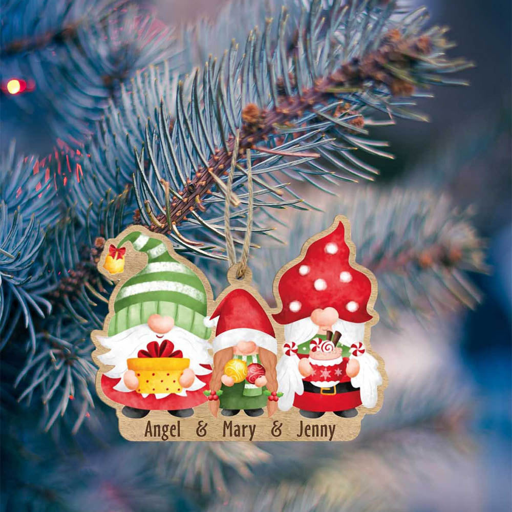 Personalised Christmas Decoration Ornament - handmade